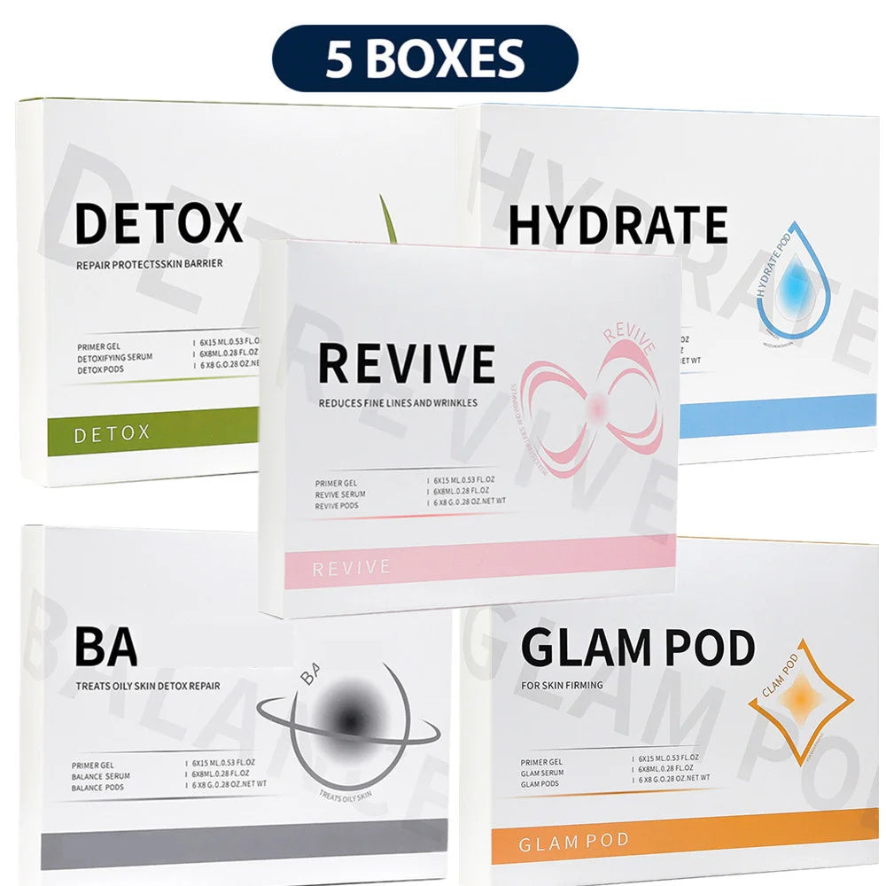 Lot de 5 capsules CO₂ pour stylo à bulles – Nettoyage aqua du visage – Soin spa oxygénant