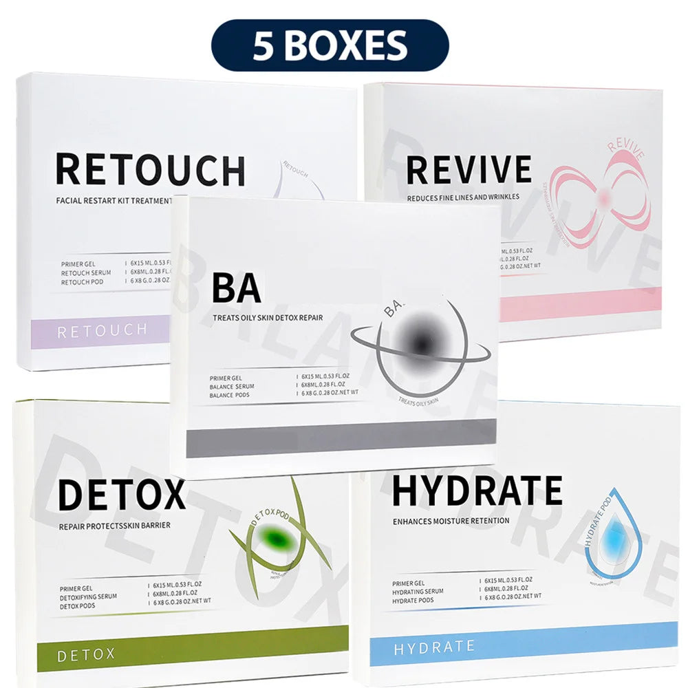 Lot de 5 capsules CO₂ pour stylo à bulles – Nettoyage aqua du visage – Soin spa oxygénant