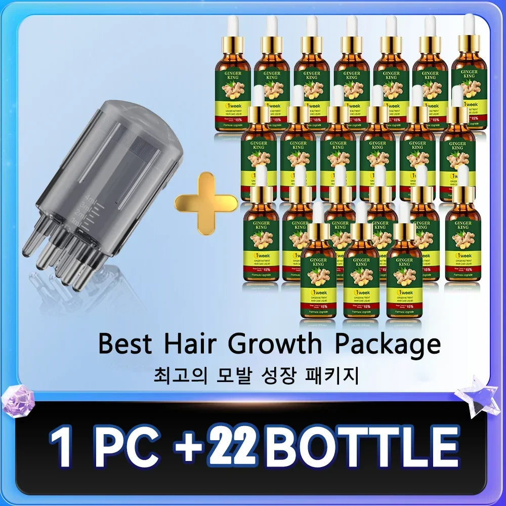 Applicateur & masseur pour cuir chevelu – Peigne distributeur de liquide – Outil massage pour croissance des cheveux