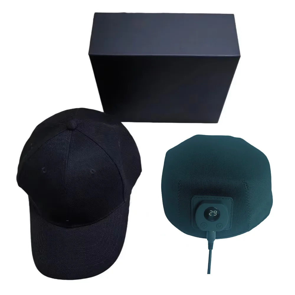 Bonnet de luminothérapie LED rouge – 96 LEDs infrarouges 660 nm & 850 nm – Repousse des cheveux – Anti-chute & soin capillaire