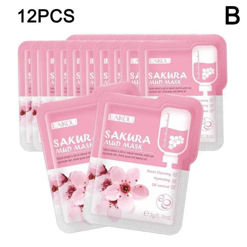 Masque visage au collagène bio – Hydratation profonde & pores resserrés – 1 / 5 / 10 pcs – Soin de nuit éclat & fraîcheur