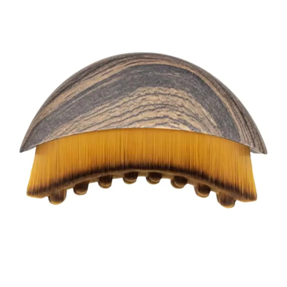 Brosse faciale lymphatique – Brosse ergonomique sèche pour visage, mâchoire et menton – Massage lymphatique, lifting et anti-gonflement